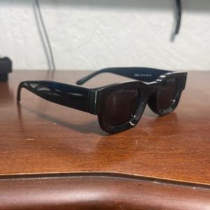Trendy black sunglasses